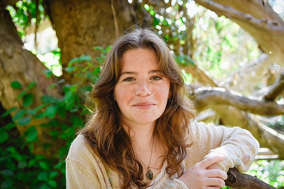 Senior portrait in Montana de Oro
