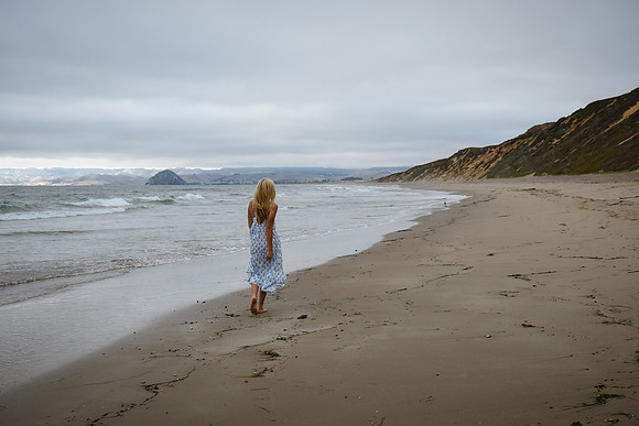 Walking towards her future